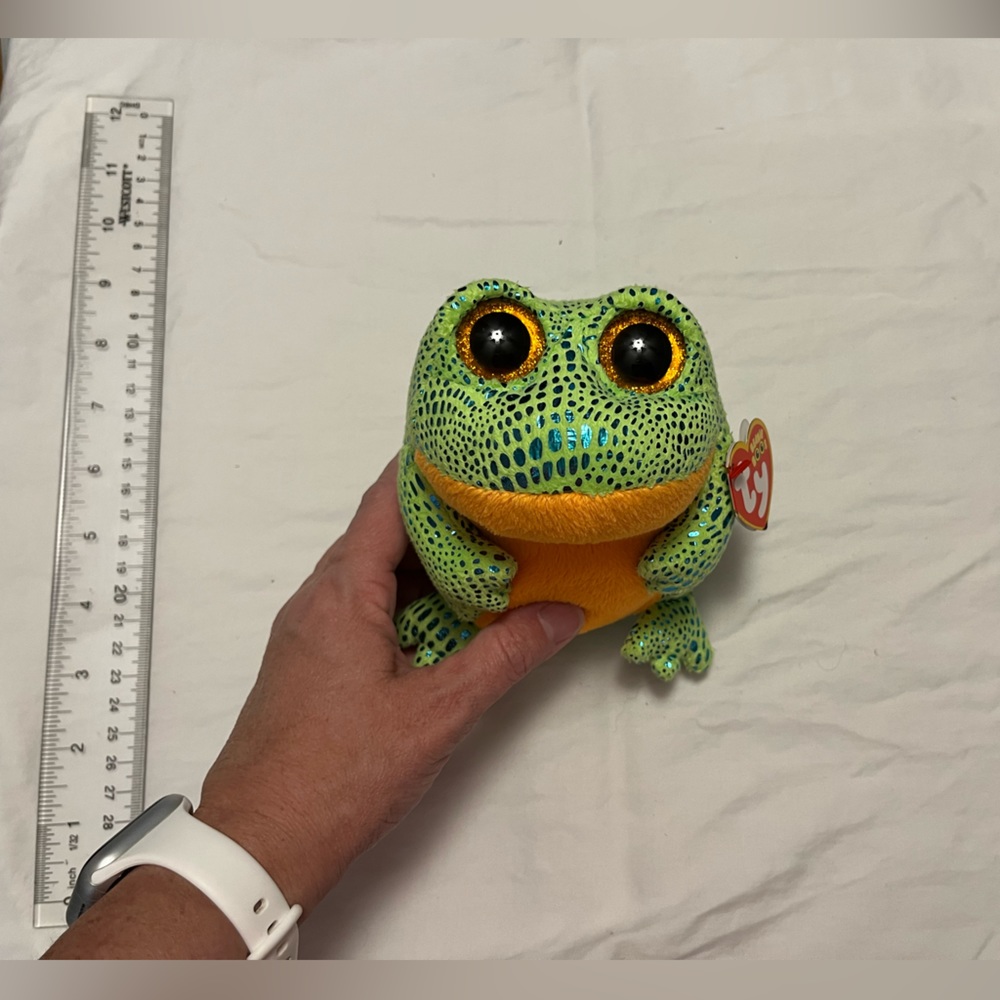 Beanie Boo plush Speckles the frog